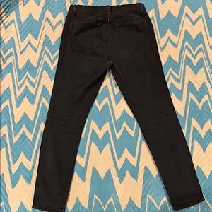 High waisted black jeans